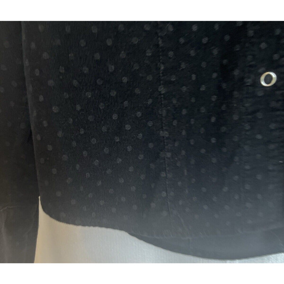 Harve' Benard Womens Snap Down Corduroy Shirt Size M Grunge Casual Preppy Black - Picture 5 of 15